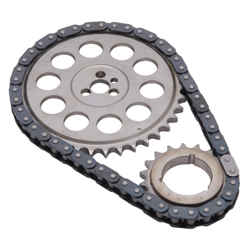 Edelbrock Timing Chain. Performer Link. 396-502 Chevrolet. 96-Later Blocks 7816 Photo - out of package