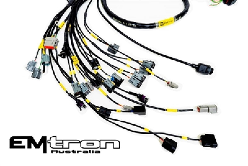 Rywire Honda K-Series (w/Emtron KV8 ECU) Eng Harness w/OBD2 Alt/EV14 Inj/AEM IAT & MAP (Adapter Req) RY-K2-EMTRON-KV8