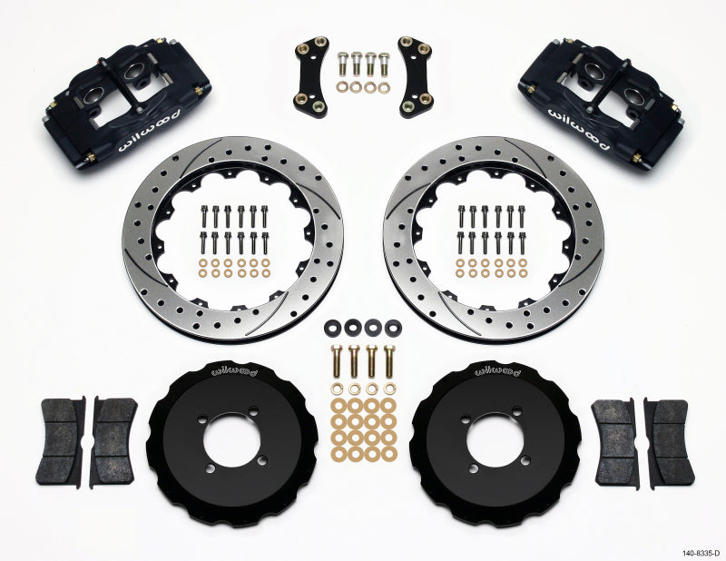 Wilwood FSLI4 Front Hat Kit 13.00in Drilled 2003-05 Scion xA xB 140-8335-D 140-8335-D Photo - Primary