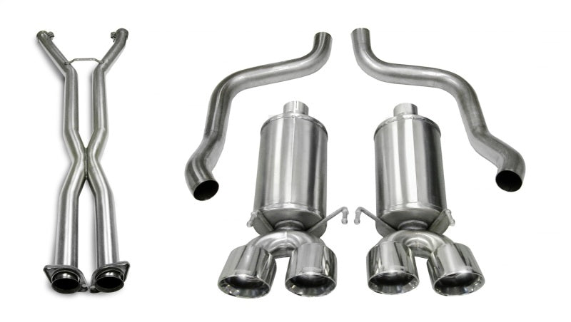 Corsa Performance 2.5" Dual Rear Exit Cat-Back Exhaust System with Twin 3.5" Tips  14469CB4 Photo - Primary