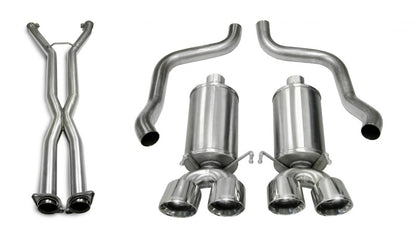 Corsa Performance 2.5" Dual Rear Exit Cat-Back Exhaust System with Twin 3.5" Tips  14469CB4 Photo - Primary