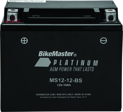 BikeMaster AGM Battery - MS12-12-BS 780708 780708 Photo - Primary