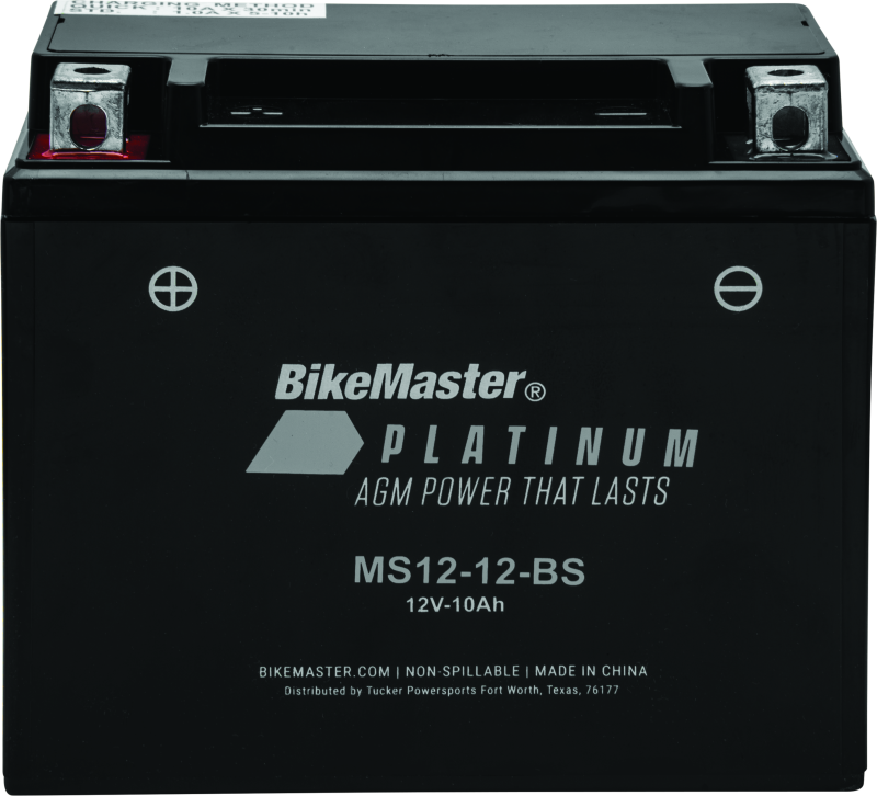 BikeMaster AGM Battery - MS12-12-BS 780708 780708 Photo - Primary