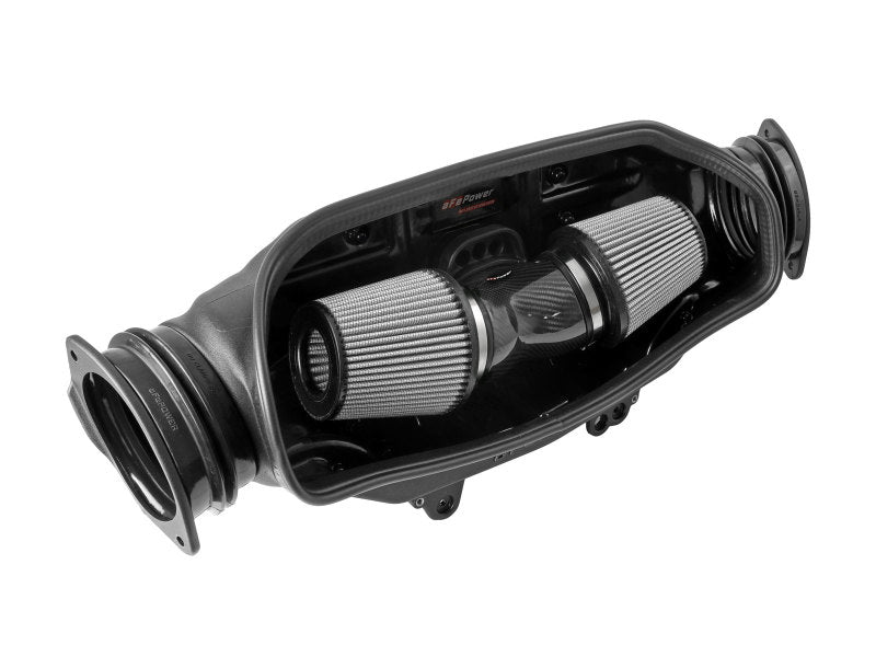 aFe 2020 Corvette C8 Track Series Carbon Fiber Cold Air Intake System With Pro DRY S Filters 57-10013D 57-10013D Photo - Unmounted