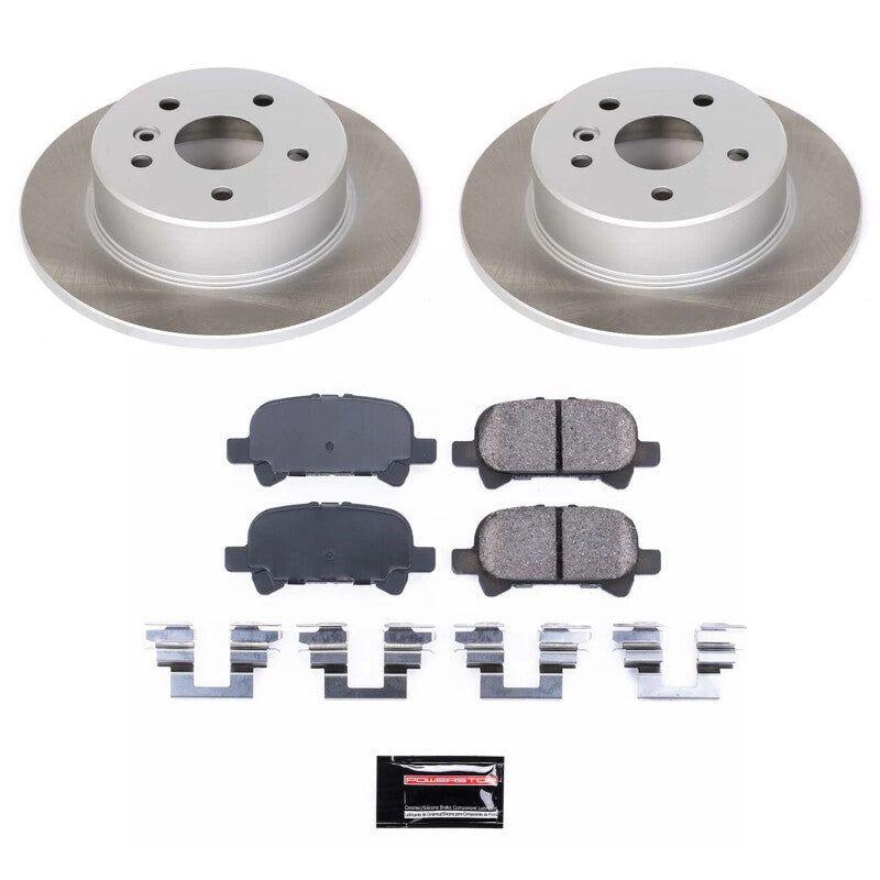 PowerStop Power Stop 00-04 Toyota Avalon Rear Semi-Coated Rotor Kit SC2322 SC2322 Photo - Primary