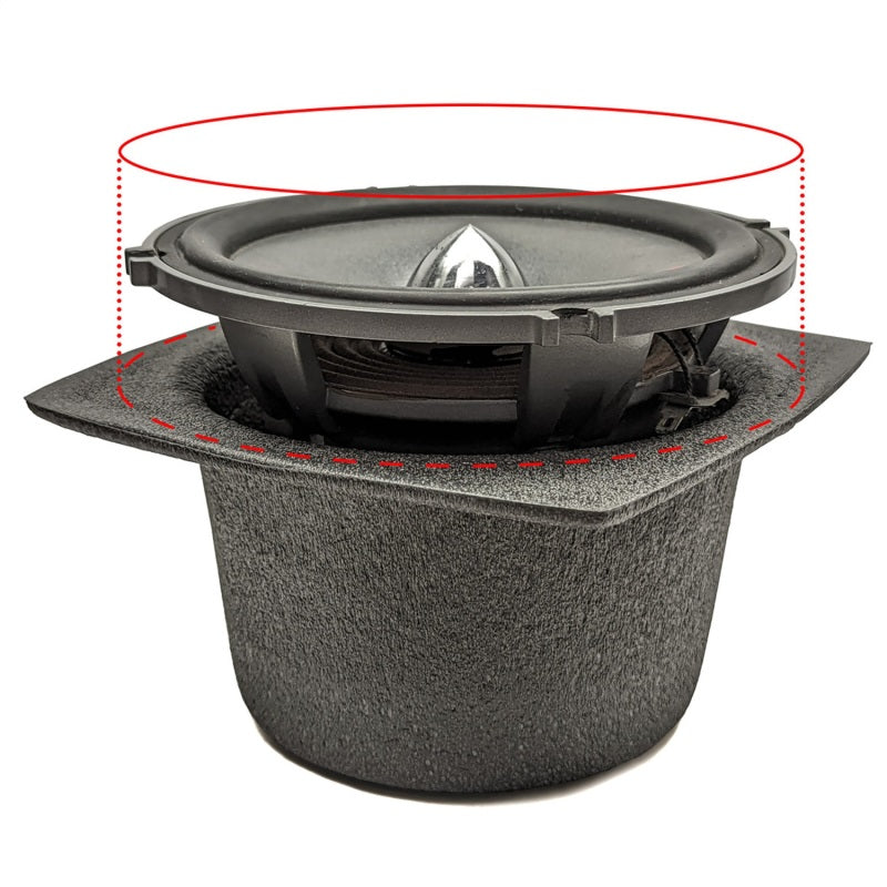 DEI Speaker Baffles 5.25in Round 6.5in Wide 6.5 Height 2.5in Deep - Pair 50321 50321 Photo - Unmounted