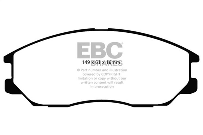 EBC Disc Brake Pad Set DP31725C Photo - Primary