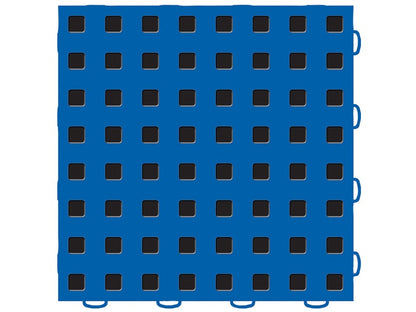 WeatherTech TechFloor - 12in X 12in Tiles - Blue/Black **Order in Qtys of 10 51T1212 BL-BK 51T1212 BL-BK Photo - Primary