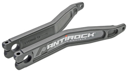 RockJock Antirock Forged Chromoly Sway Bar Arms 15.2in Long 2.5in Offset w/ Stickers Pair RJ-202001-101 RJ-202001-101 Photo - Primary