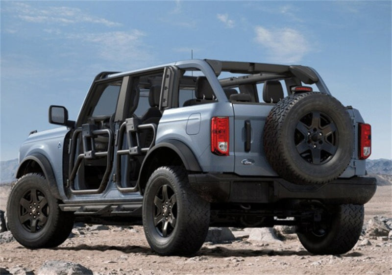 Ford Racing 21-23 Bronco 4 Door Off-Road Hoop Steps M-16450-BH4 M-16450-BH4 Photo - Mounted