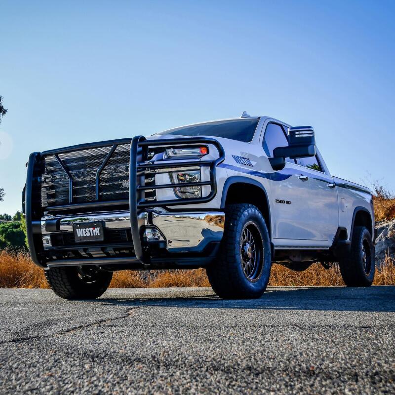 Westin 2020 Chevrolet Silverado 2500/3500 HDX Grille Guard - Black 57-3995 57-3995 Photo - lifestyle view