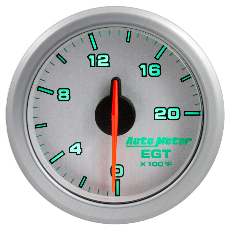 Autometer 2-1/16" E.G.T, 0-2000`F, Airdrive, Silver 9145-UL User 5