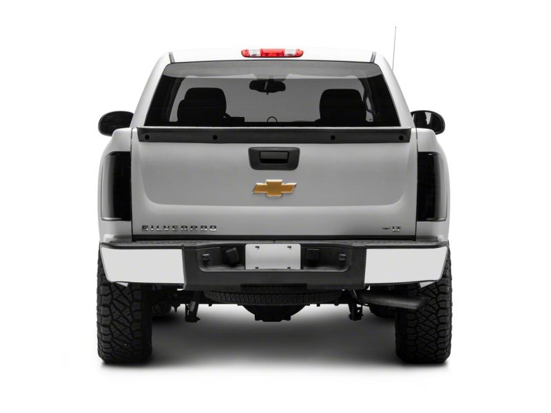 Raxiom 07-14 Chevrolet Silverado 1500 Axial Series LED Tail Lights- Blk Housing (Smoked Lens) S150366 S150366 Photo - Close Up