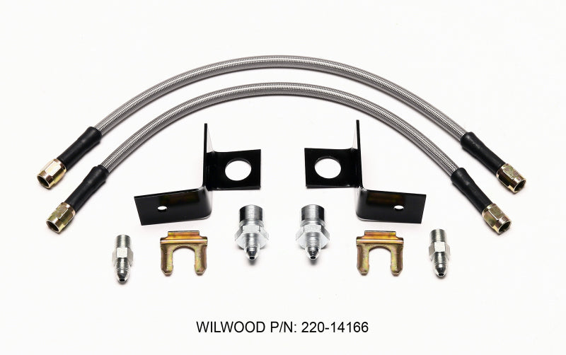 Wilwood Flexline Kit, 14 inch, -3, M10-1.00 IF, 1/8 NPT Straight 220-14166 User 1