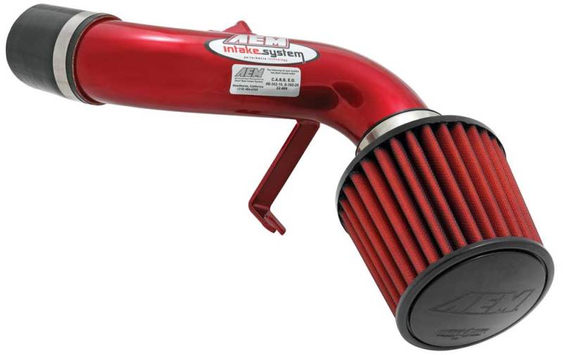 AEM Induction AEM 03-04 Corolla CE/LE/S Red Short Ram Intake 22-469R 22-469R Photo - Primary