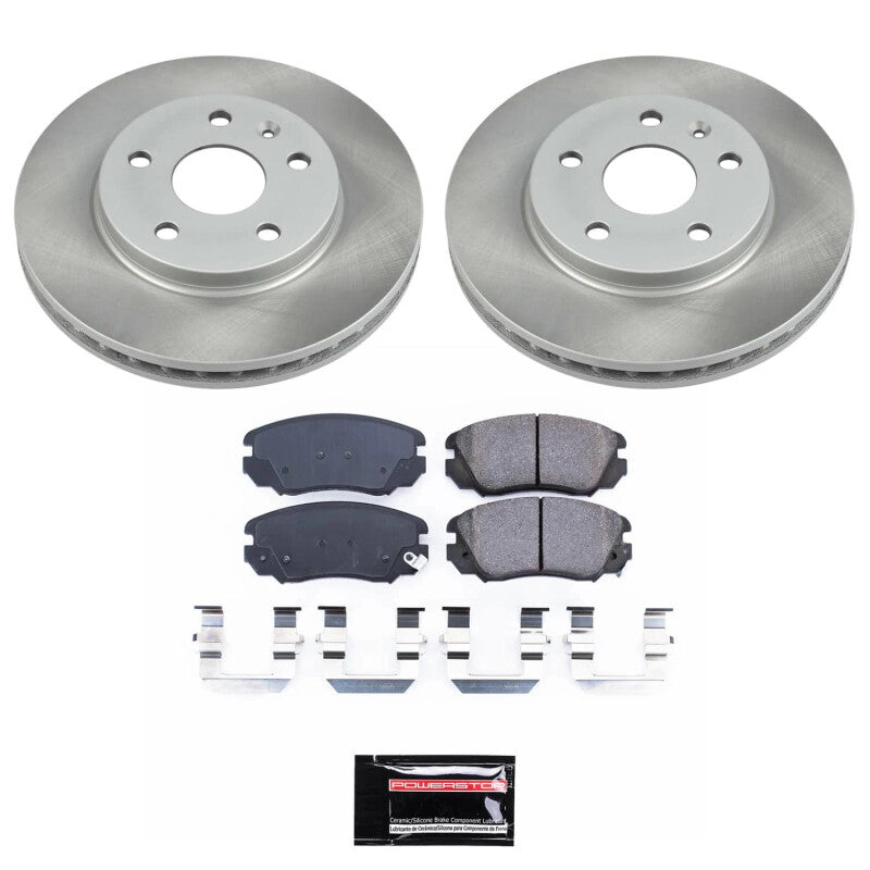 PowerStop Power Stop 10-11 Saab 9-5 Front Semi-Coated Rotor Kit SC5522 SC5522 Photo - Primary