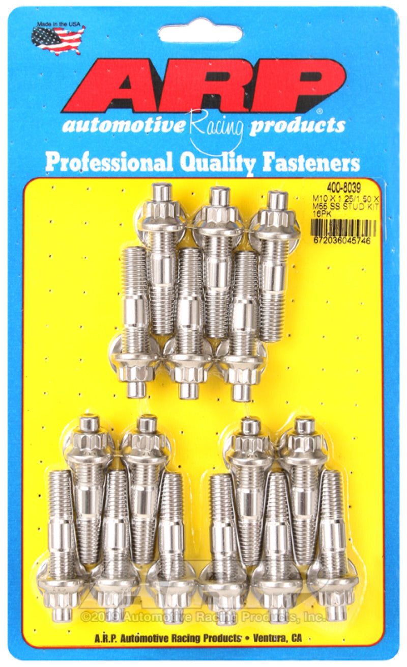 ARP M10 X 1.25/1.50 X 55mm Accessory Stud Kit 400-8039 Photo - Primary