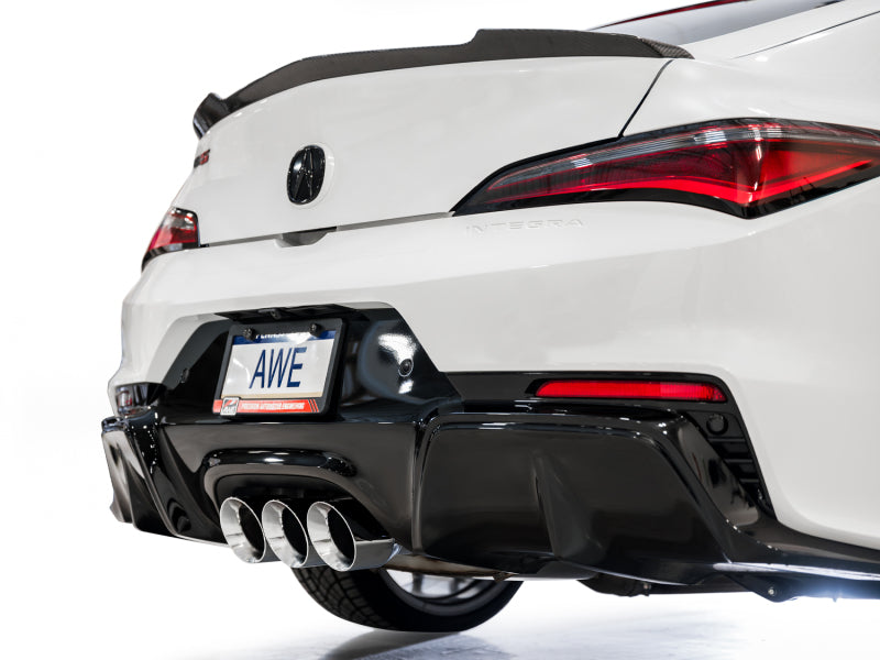 AWE Tuning 2024 Acura Integra Type S DE5 FWD Touring Edition Exhaust w/ Triple Chrome Silver Tips 3015-52335 3015-52335 Photo - Mounted
