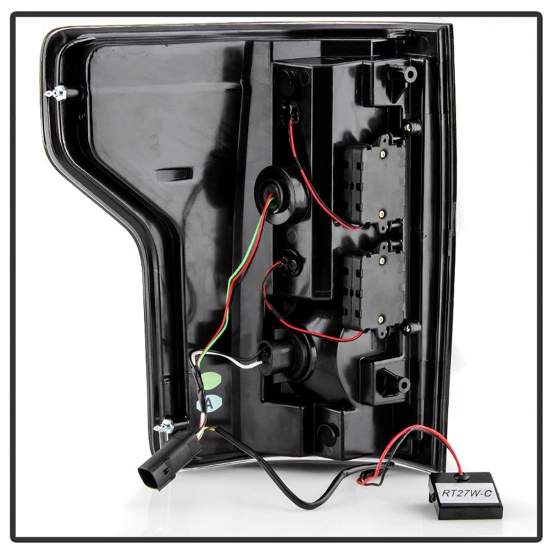Spyder 18-19 Ford F-150 (w/o Blind Spot Sensor) LED Tail Lights - Blk Smk (ALT-YD-FF15018-LED-BSM) 5085672 5085672 Photo - Unmounted