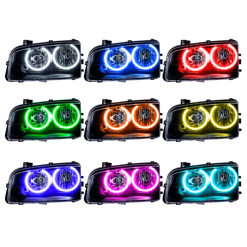 ORACLE Lighting Oracle 05-10 Dodge Charger SMD HL (Non-HID) - ColorSHIFT w/ BC1 Controller 7022-335 7022-335 Photo - Unmounted