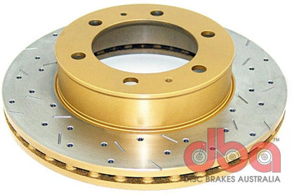 DBA 05+ Toyota 4-Runner KUN/GGN/TGN Front Drilled and Slotted 4000 Series Rotor 42714XS 42714XS Photo - Primary