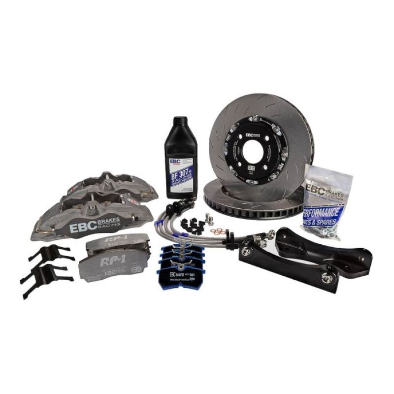 EBC Racing 2006 BMW 1-Series Supercup Anodized Apollo-4 Calipers 330mm Rotors Front Big Brake Kit BBK022R-1F BBK022R-1F User 1