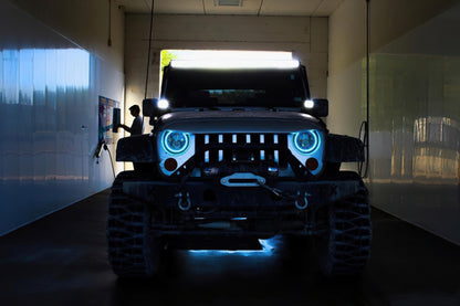 ORACLE Lighting Oracle 7in High Powered LED Headlights - Black Bezel - ColorSHIFT 2.0 5769-333 5769-333 Photo - lifestyle view