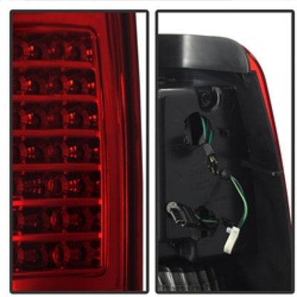SPYDER xTune 03-06 Chevrolet Silverado 1500/2500HD LED Tail Lights - Red Clear (ALT-JH-CSIL03-CS-RC) 9037665 9037665 Photo - Unmounted