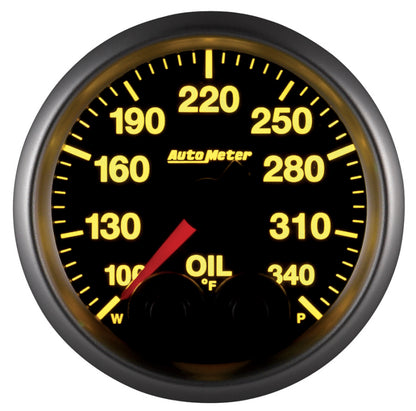 Autometer 2-1/16" Oil Temperature, 100-340 °F, Stepper Motor, Elite 5640 User 8