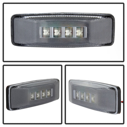 SPYDER Xtune Dodge Ram 94-02 Dually 2 Red LED+2 Amber LED Fender Lights 4pcs Clear ACC-LED-DR94-FE-C 9924699 9924699 Photo - Unmounted