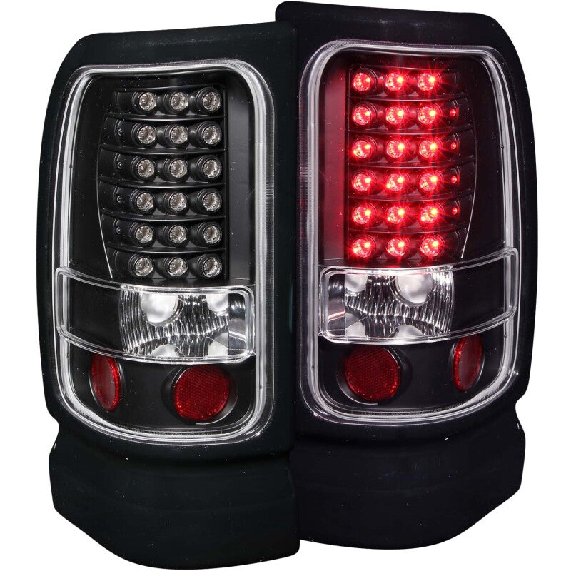 Anzo 1994-2001 Dodge Ram LED Taillights Black 311073 Photo - Primary