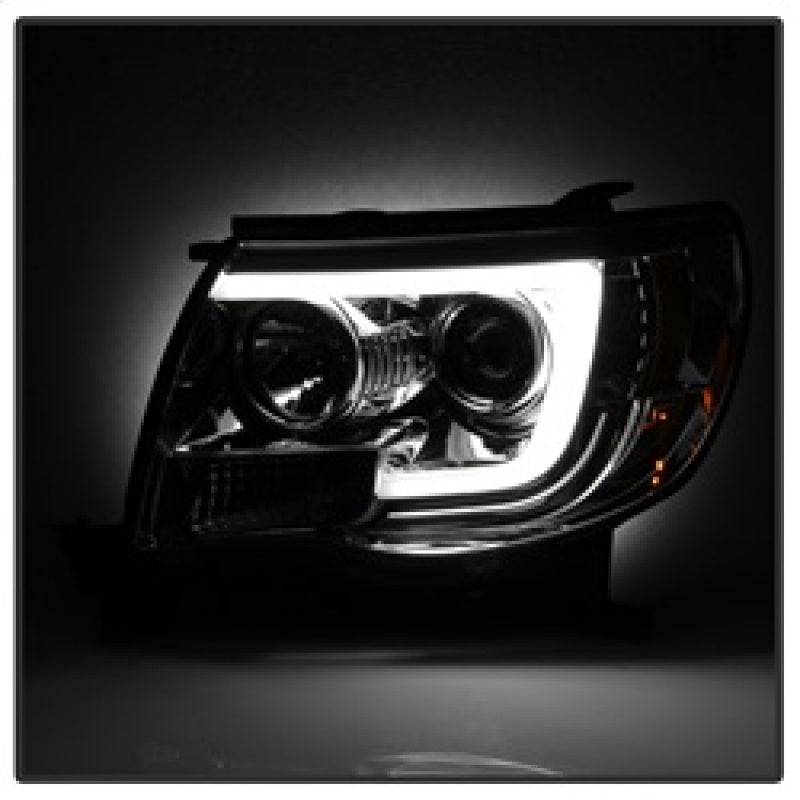 Spyder Toyota Tacoma 05-11 Projector Headlights - Light Bar DRL - Chrome PRO-YD-TT05V2-LB-C 5084668 5084668 Photo - Unmounted