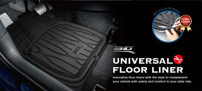 3D MAXpider 777-1 Universal Kagu Black Mat 4pcs (Size: L Front L 28in x W 21in Rear L 20in x 21in) 2099L-09-FR4 2099L-09-FR4 Photo - Mounted