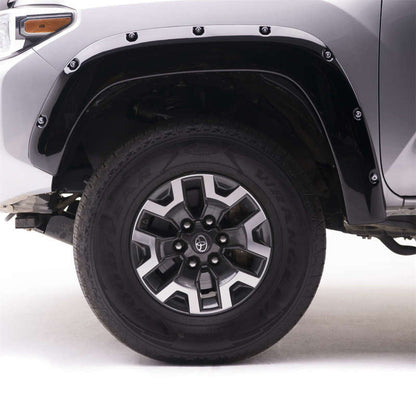 EGR 16+ Toyota Tacoma w/Mudflap Bolt-On Look Color Match Fender Flares - Set - Black 795084-202 795084-202 Photo - Mounted