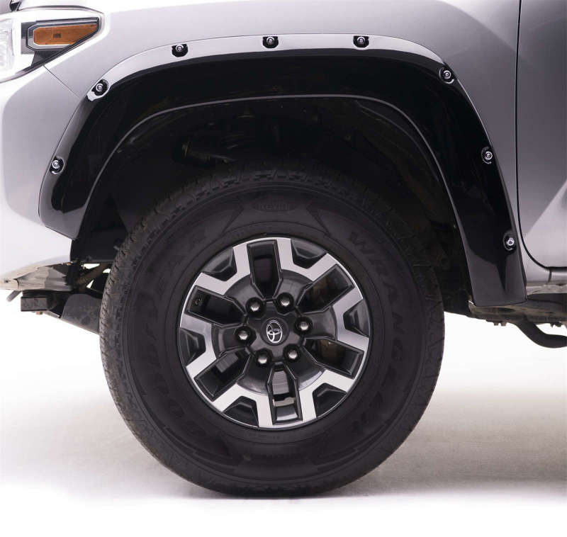 EGR 16+ Toyota Tacoma w/Mudflap Bolt-On Look Color Match Fender Flares - Set - Black 795084-202 795084-202 Photo - Mounted