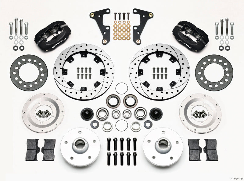 Wilwood Forged Dynalite Front Kit 11.75in Drilled 40-52 Oldsmobile 140-12617-D 140-12617-D Photo - Primary