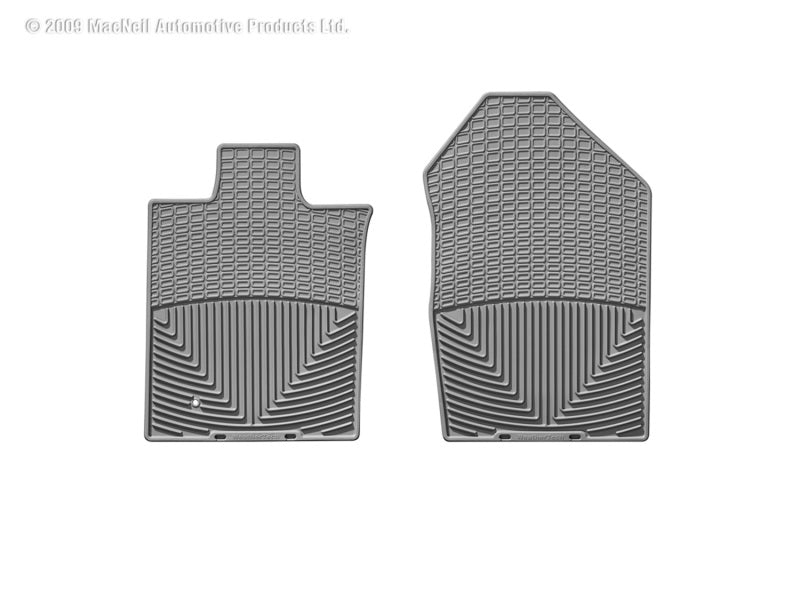 WeatherTech WT Rubber Mats - Front - Grey Floor Mats Floor Mats - Rubber main image