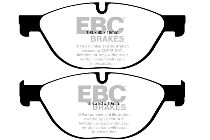 EBC Disc Brake Pad Set DP42019R Photo - Primary