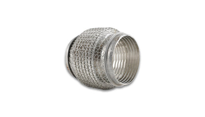 Vibrant SS Flex Coupling with Interlock Liner and Mesh Braid 3in inlet/outlet x 4in long 66004 66004 Photo - Primary