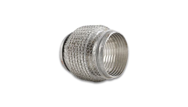 Vibrant SS Flex Coupling with Interlock Liner and Mesh Braid 3in inlet/outlet x 4in long 66004 66004 Photo - Primary