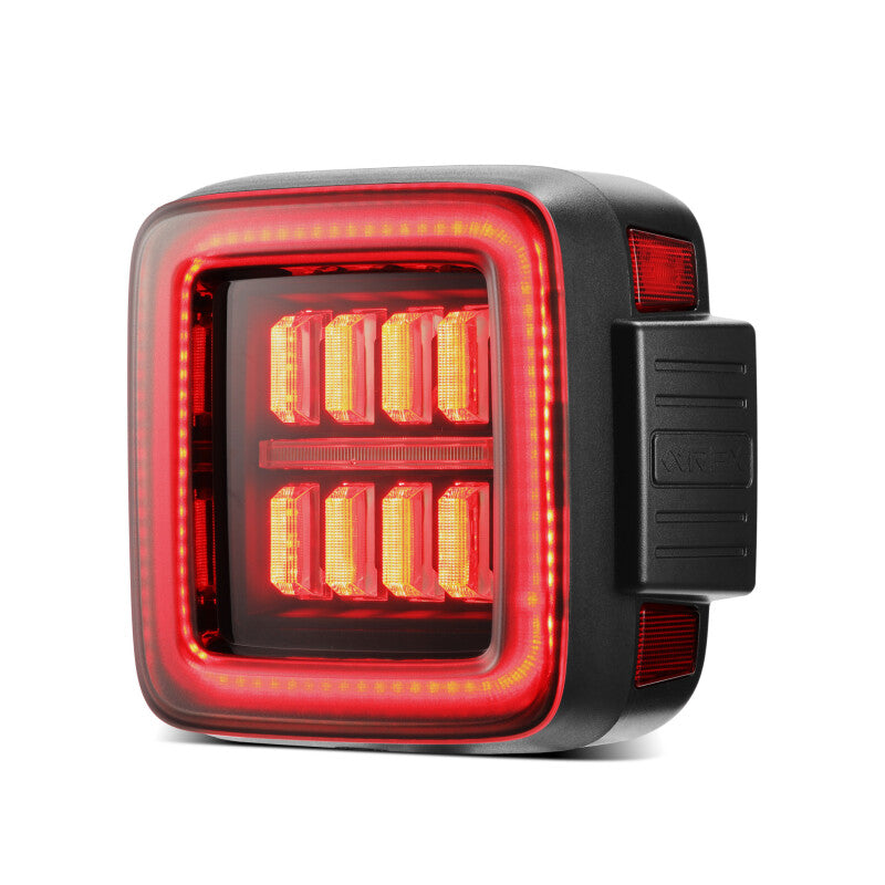 AlphaRex 18-23 Jeep Wrangler JL NOVA Prismatic LED Taillights Black-Red 602020 602020 User 2