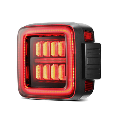 AlphaRex 18-23 Jeep Wrangler JL NOVA Prismatic LED Taillights Black-Red 602020 602020 User 2