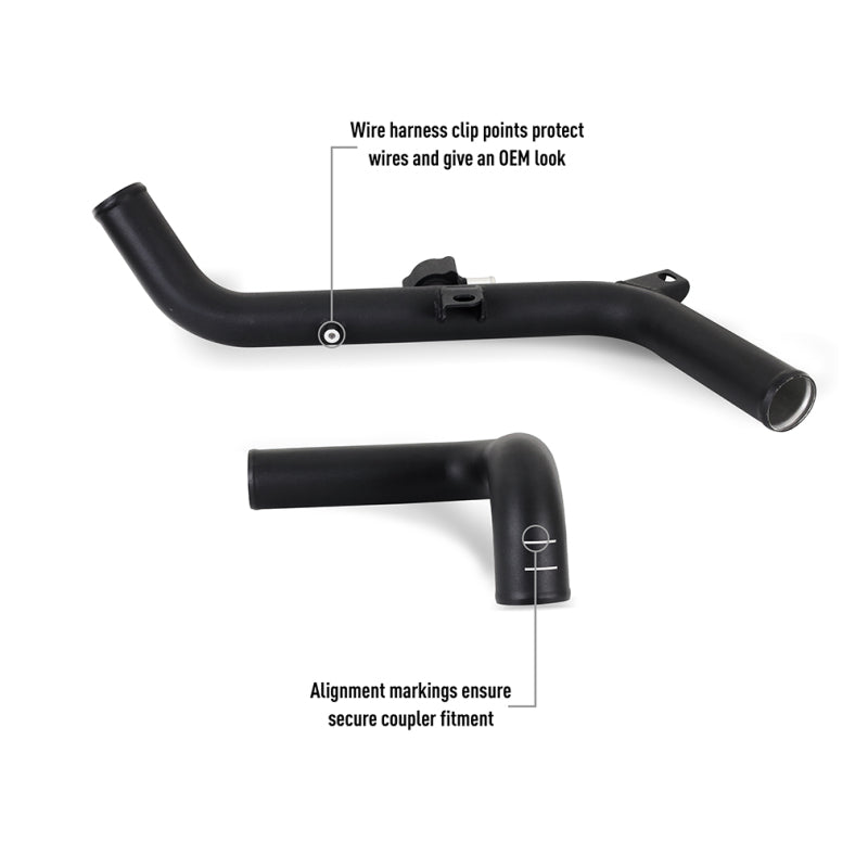 Mishimoto 21+ Ford Bronco 2.7L High Mount INT Kit BK Pipes BK Core MMINT-BR27-21HKBKBK MMINT-BR27-21HKBKBK User 1