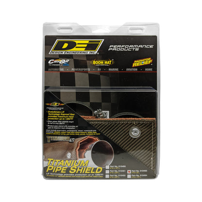 DEI Pipe Shield 4in w x 8in - w/ Stainless Steel Clamps - Titanium 10453 10453 Photo - Unmounted
