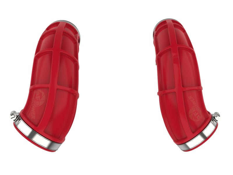 aFe Power 22-24 Toyota Land Cruiser (J300) / 22-24 Toyota Tundra V6-3.4L (tt) Red Turbo Inlet Pipes 55-20001-R 55-20001-R Photo - Unmounted