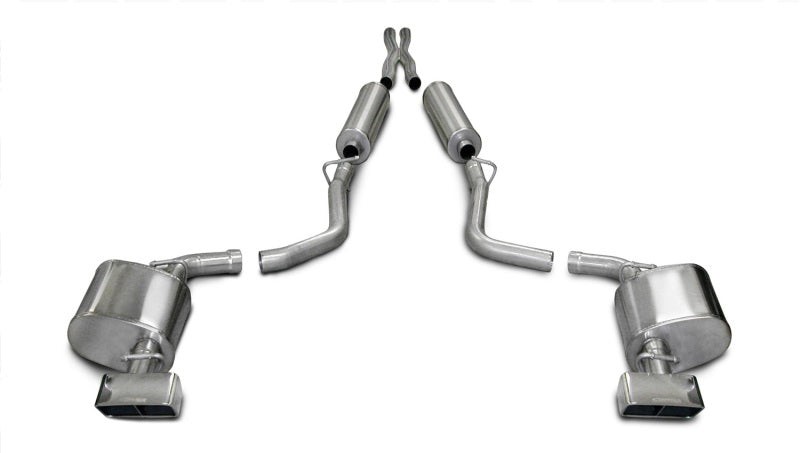 Corsa Performance 09-10 Dodge Challenger R/T 5.7L V8 Manual Polished Xtreme Cat-Back 14437 Photo - Primary