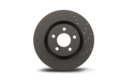 Hawk JL Wrangler Talon Cross-Drilled and Slotted Street Rear Brake Rotors HTC5400 HTC5400 Photo - Unmounted