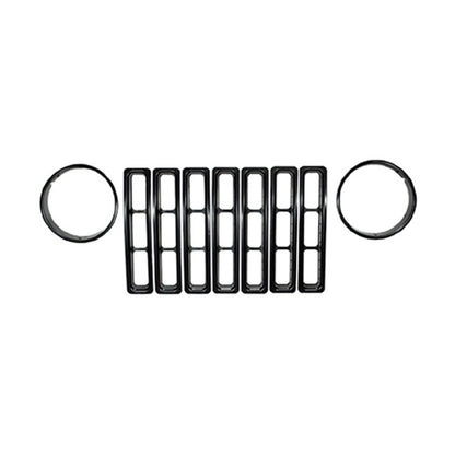 Rugged Ridge Headlight Bezel Kit,Black;97-06 Jeep Wrangler TJ 12419.23 Photo - Unmounted