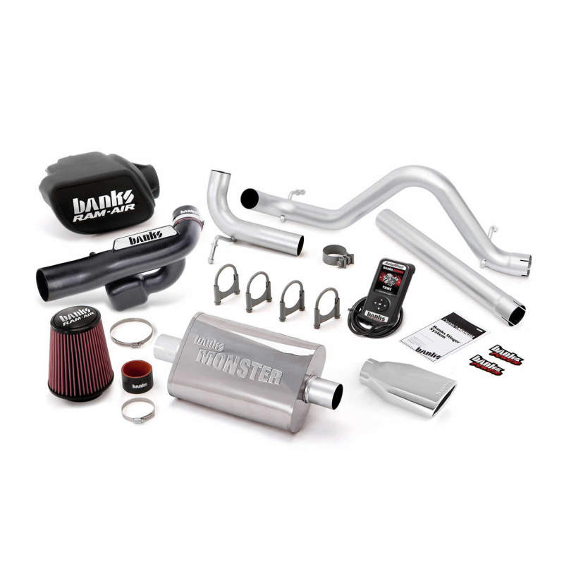 Banks Power 12-14 Jeep 3.6L Wrangler (All) 4dr Stinger Sys w/ AutoMind - SS Single 51349 Photo - Primary