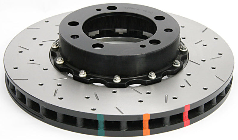 DBA 95-97 Porsche 911 Carrera Front T3 5000 Series Uni-Directional Slotted Rotor w/ Black Hat 52390BLKXS 52390BLKXS Photo - Primary